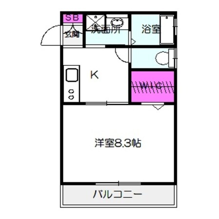 アールズコート放出A棟の物件間取画像